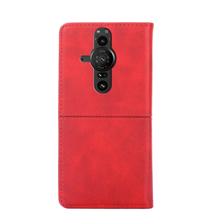 For Sony Xperia Pro-I Cow Texture Magnetic Horizontal Flip Leather Phone Case