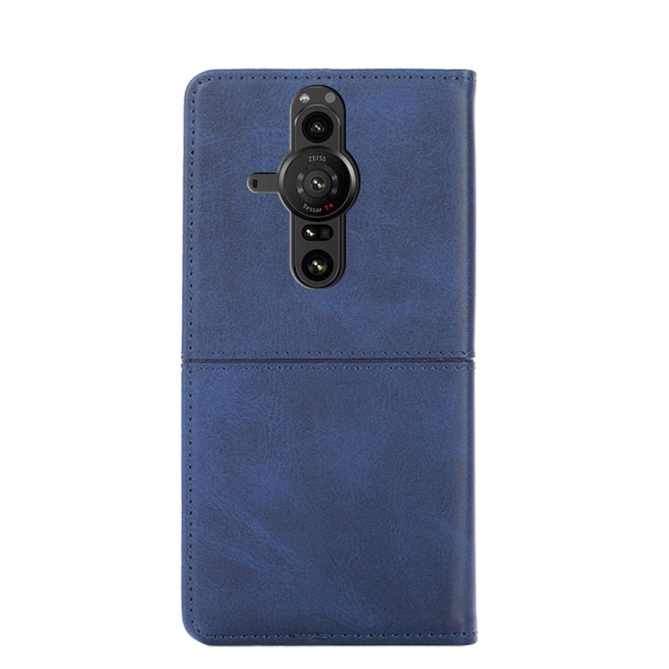 For Sony Xperia Pro-I Cow Texture Magnetic Horizontal Flip Leather Phone Case