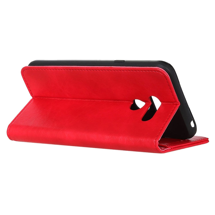 For LG K61 Magnetic Crazy Horse Texture Horizontal Flip Leather Case with Holder & Card Slots & Wallet