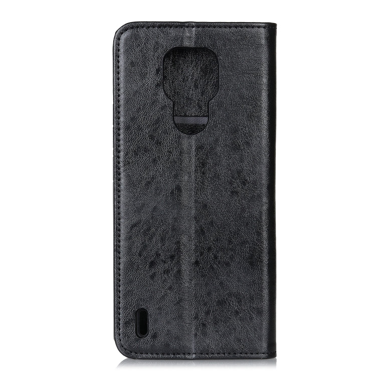For Motorola E7 Magnetic Crazy Horse Texture Horizontal Flip Leather Case with Holder & Card Slots & Wallet