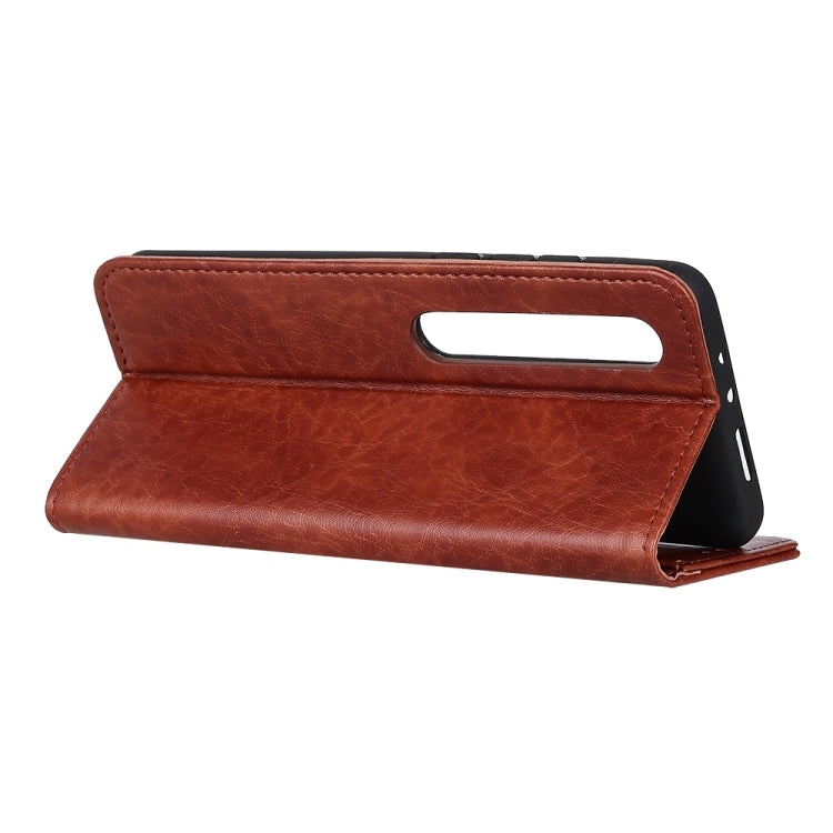 For Xiaomi 10 5G / 10 Pro 5G Magnetic Crazy Horse Texture Horizontal Flip Leather Case with Holder & Card Slots & Wallet