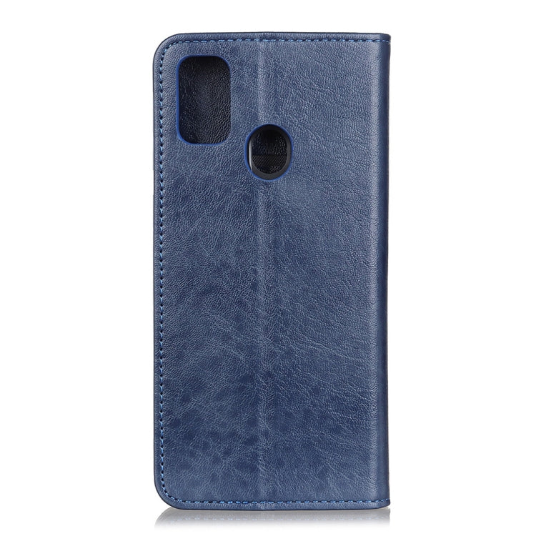 For Galaxy M31 Magnetic Crazy Horse Texture Horizontal Flip Leather Case with Holder & Card Slots & Wallet