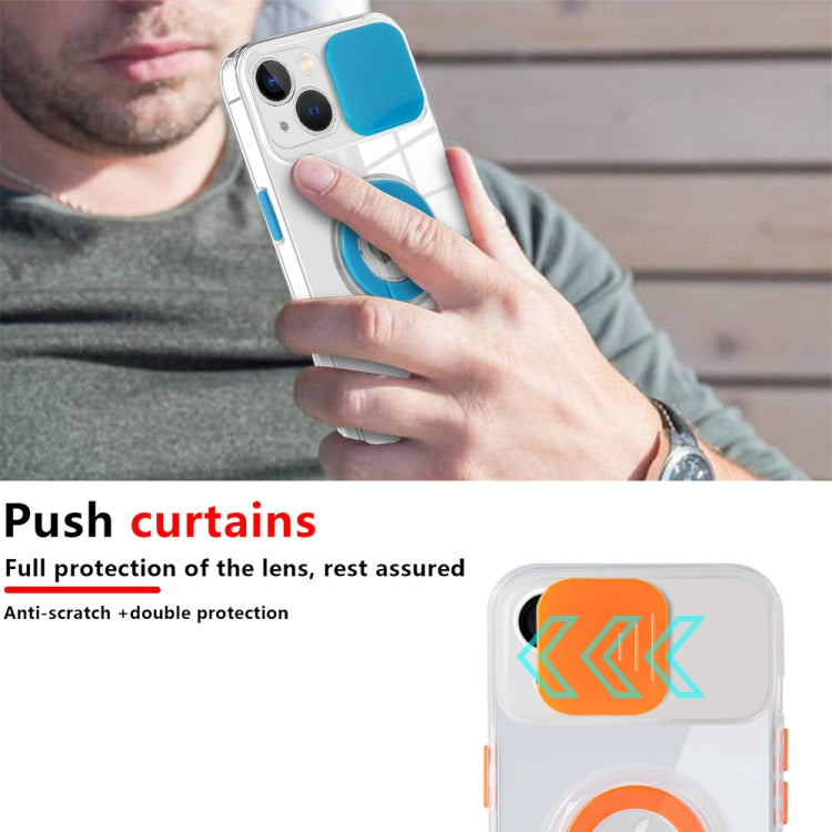 For iPhone 14 Sliding Camera Cover Design TPU Phone Case