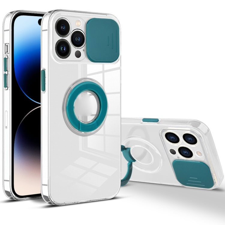 For iPhone 14 Pro Sliding Camera Cover Design TPU Phone Case