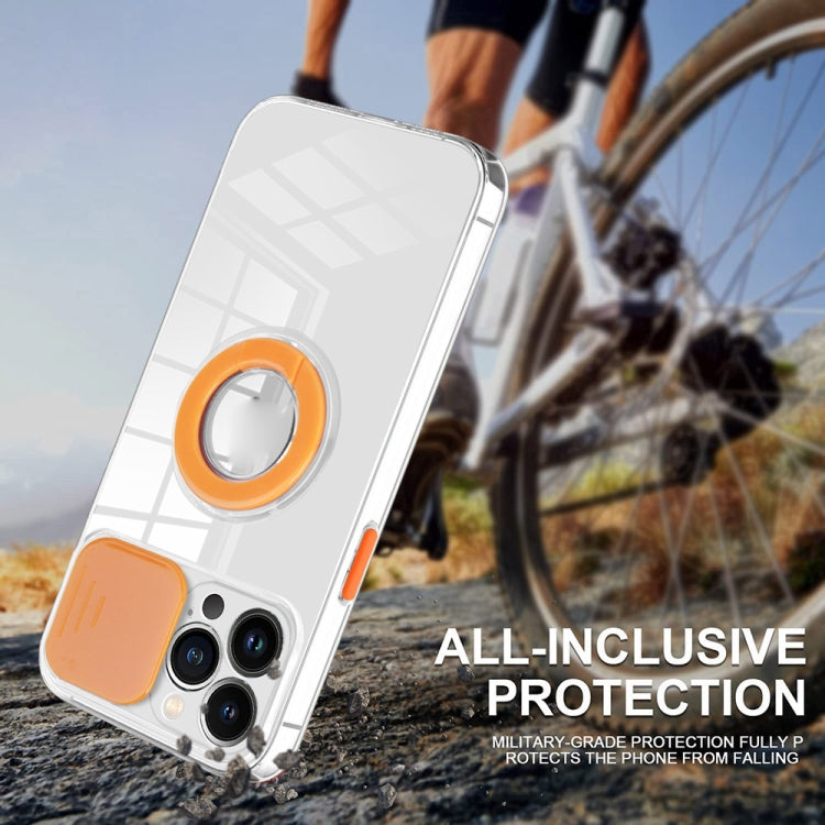 For iPhone 14 Pro Sliding Camera Cover Design TPU Phone Case