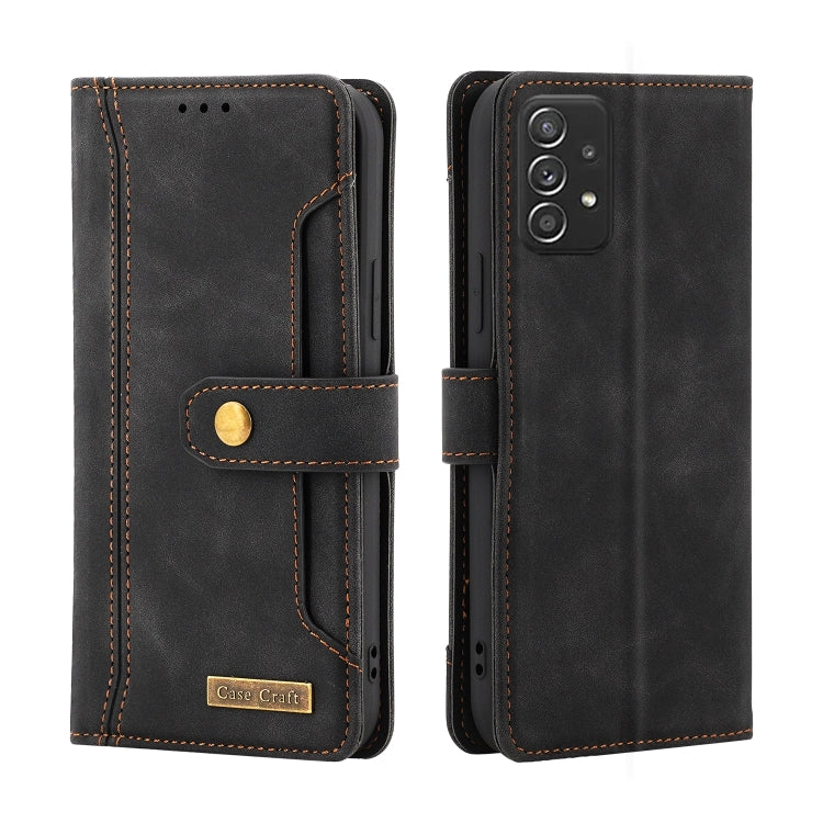For Samsung Galaxy A32 4G Copper Buckle Horizontal Flip Leather Phone Case