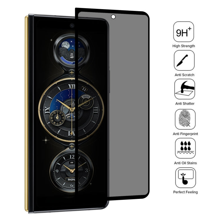Full Cover Anti-peeping Tempered Glass Film For Samsung W22 5G