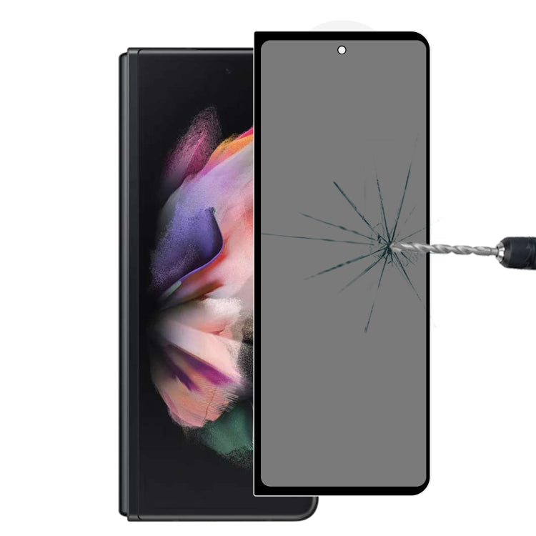 Full Cover Anti-peeping Tempered Glass Film For Samsung Galaxy Z Fold3 5G