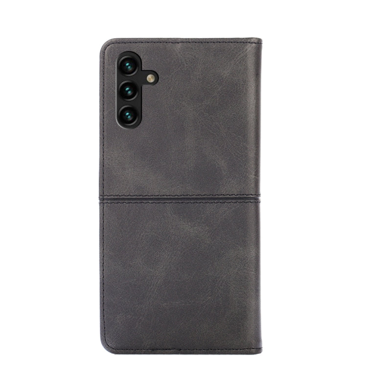 For Samsung Galaxy A13 4G Cow Texture Magnetic Horizontal Flip Leather Phone Case