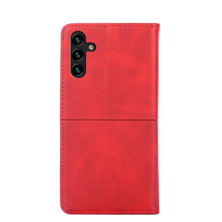 For Samsung Galaxy A13 4G Cow Texture Magnetic Horizontal Flip Leather Phone Case