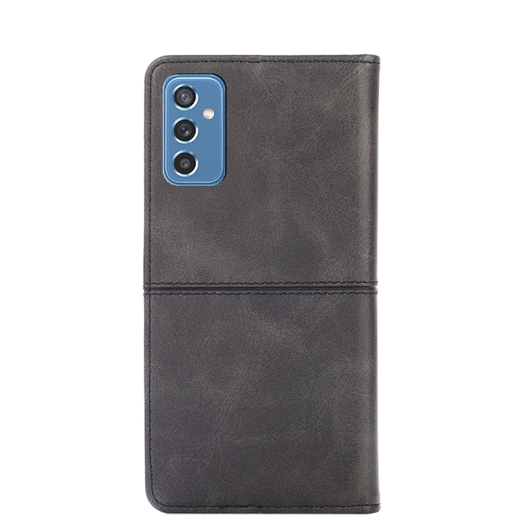 For Samsung Galaxy M52 5G Cow Texture Magnetic Horizontal Flip Leather Phone Case