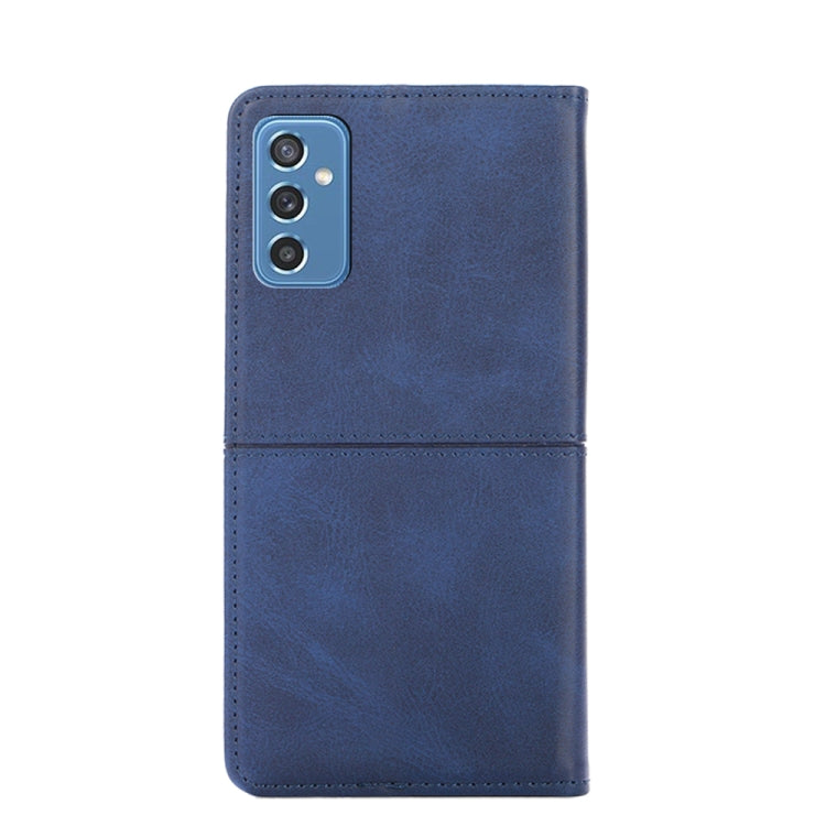 For Samsung Galaxy M52 5G Cow Texture Magnetic Horizontal Flip Leather Phone Case