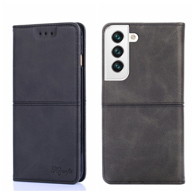 For Samsung Galaxy S21 Cow Texture Magnetic Horizontal Flip Leather Phone Case