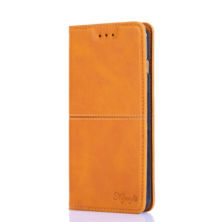 For Samsung Galaxy S22 Cow Texture Magnetic Horizontal Flip Leather Phone Case
