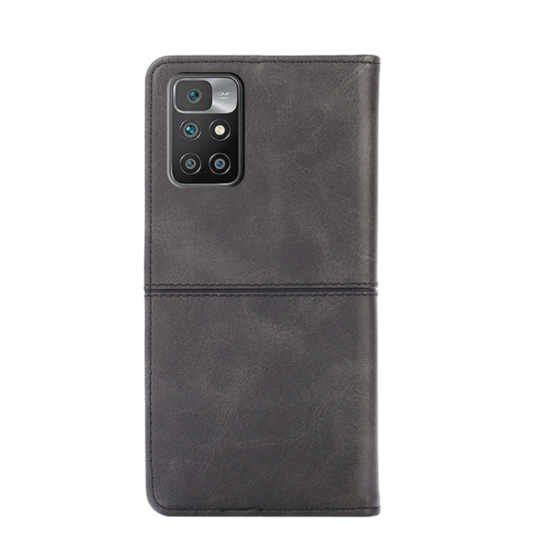 For Xiaomi Redmi 10 Cow Texture Magnetic Horizontal Flip Leather Phone Case