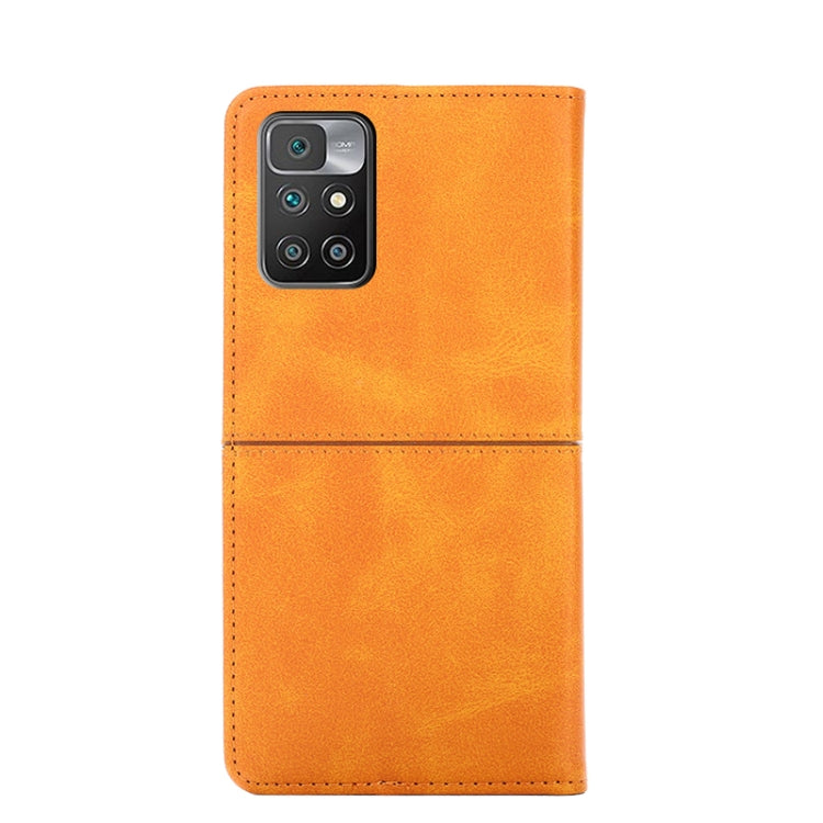 For Xiaomi Redmi 10 Cow Texture Magnetic Horizontal Flip Leather Phone Case