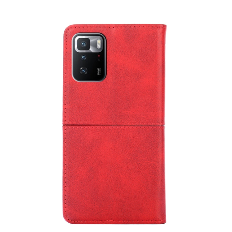 For Xiaomi Redmi Note 10 Pro 5G China Cow Texture Magnetic Horizontal Flip Leather Phone Case