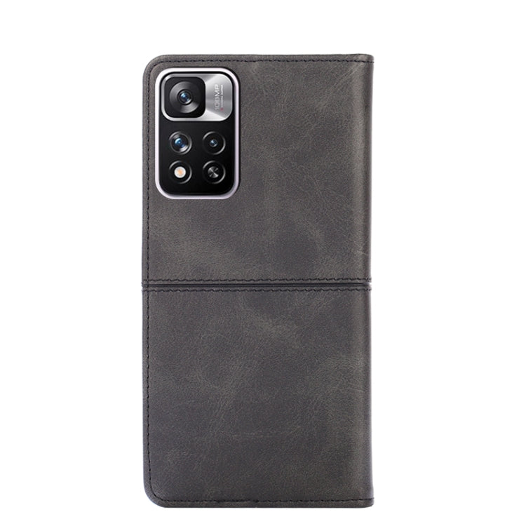 For Xiaomi Redmi Note 11 Pro 5G/Redmi Note 11 Pro+ 5G Cow Texture Magnetic Horizontal Flip Leather Phone Case