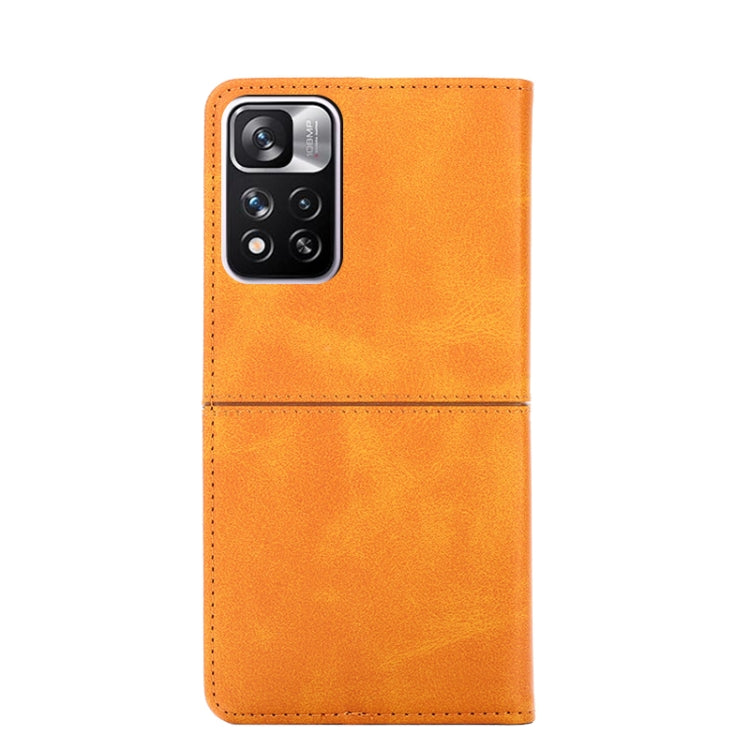 For Xiaomi Redmi Note 11 Pro 5G/Redmi Note 11 Pro+ 5G Cow Texture Magnetic Horizontal Flip Leather Phone Case