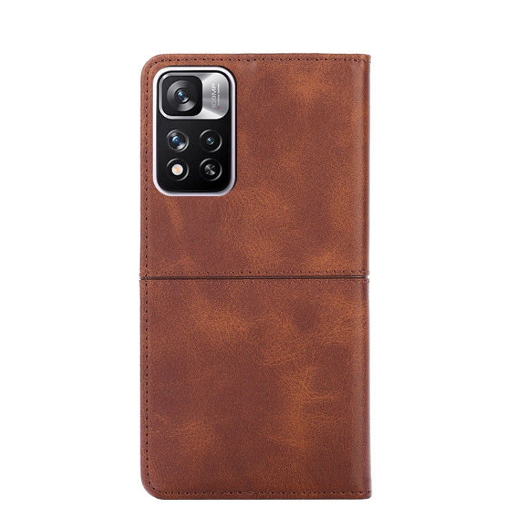 For Xiaomi Redmi Note 11 Pro 5G/Redmi Note 11 Pro+ 5G Cow Texture Magnetic Horizontal Flip Leather Phone Case