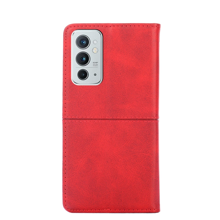 For OnePlus 9RT 5G Cow Texture Magnetic Horizontal Flip Leather Phone Case