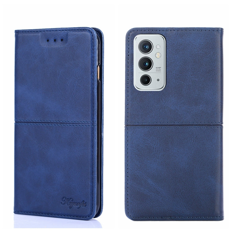 For OnePlus 9RT 5G Cow Texture Magnetic Horizontal Flip Leather Phone Case