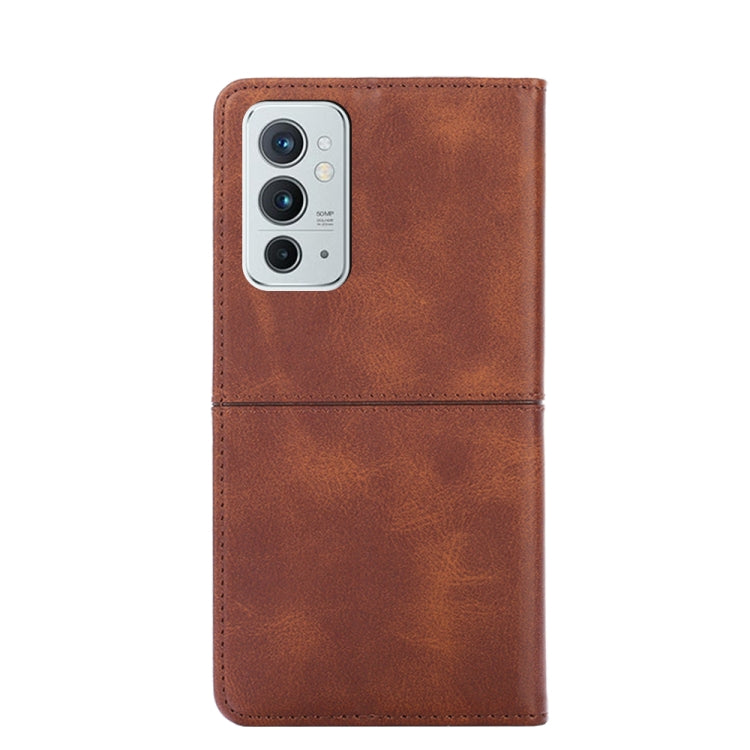 For OnePlus 9RT 5G Cow Texture Magnetic Horizontal Flip Leather Phone Case