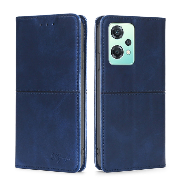 For OnePlus Nord CE 2 Lite 5G Cow Texture Magnetic Horizontal Flip Leather Phone Case