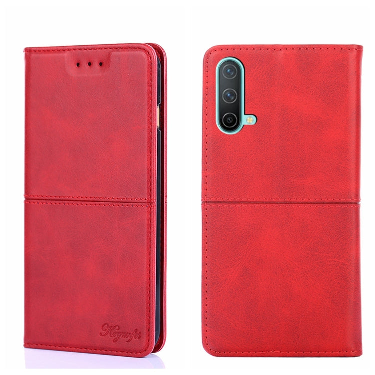 For OnePlus Nord CE 5G Cow Texture Magnetic Horizontal Flip Leather Phone Case