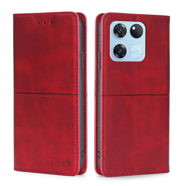 For OnePlus Ace Racing Cow Texture Magnetic Horizontal Flip Leather Phone Case