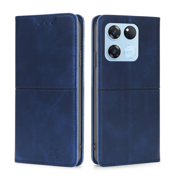 For OnePlus Ace Racing Cow Texture Magnetic Horizontal Flip Leather Phone Case