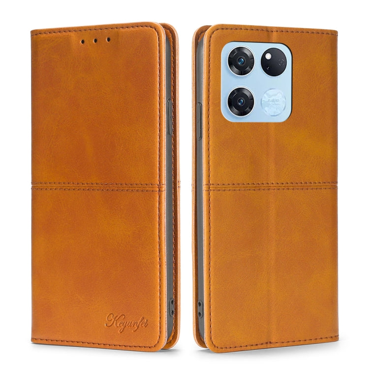 For OnePlus Ace Racing Cow Texture Magnetic Horizontal Flip Leather Phone Case