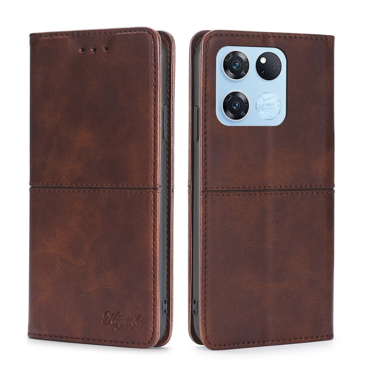 For OnePlus Ace Racing Cow Texture Magnetic Horizontal Flip Leather Phone Case