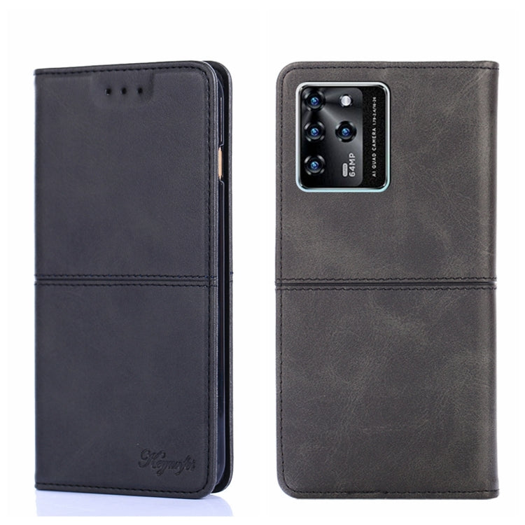 For ZTE Blade V30 Cow Texture Magnetic Horizontal Flip Leather Phone Case