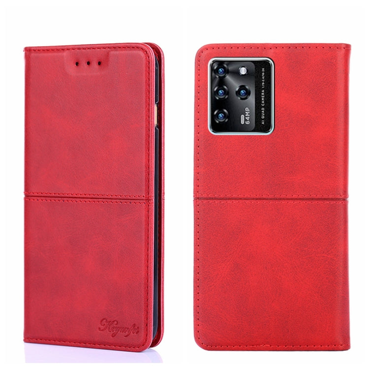 For ZTE Blade V30 Cow Texture Magnetic Horizontal Flip Leather Phone Case