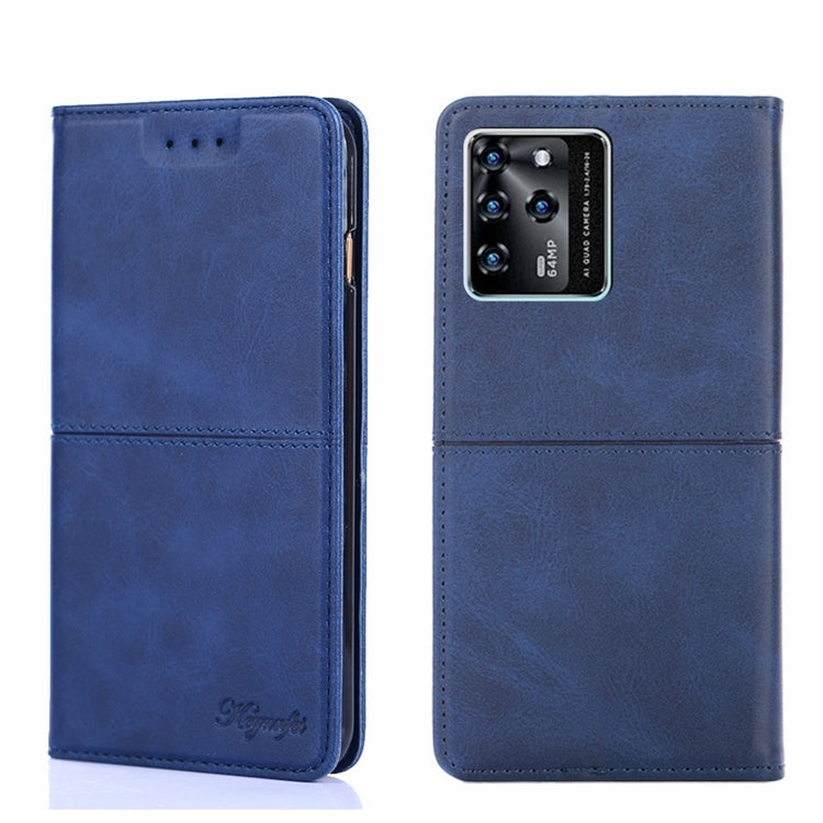 For ZTE Blade V30 Cow Texture Magnetic Horizontal Flip Leather Phone Case