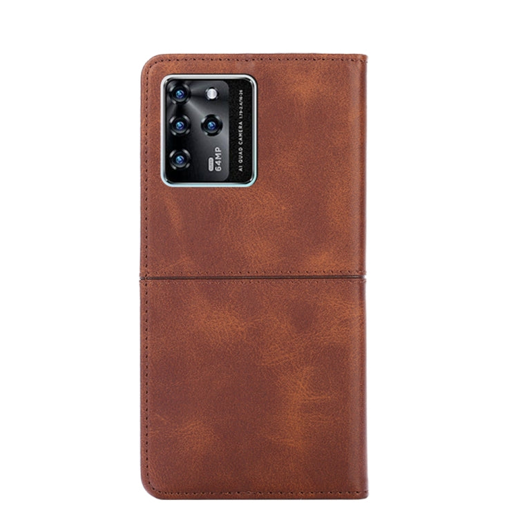 For ZTE Blade V30 Cow Texture Magnetic Horizontal Flip Leather Phone Case