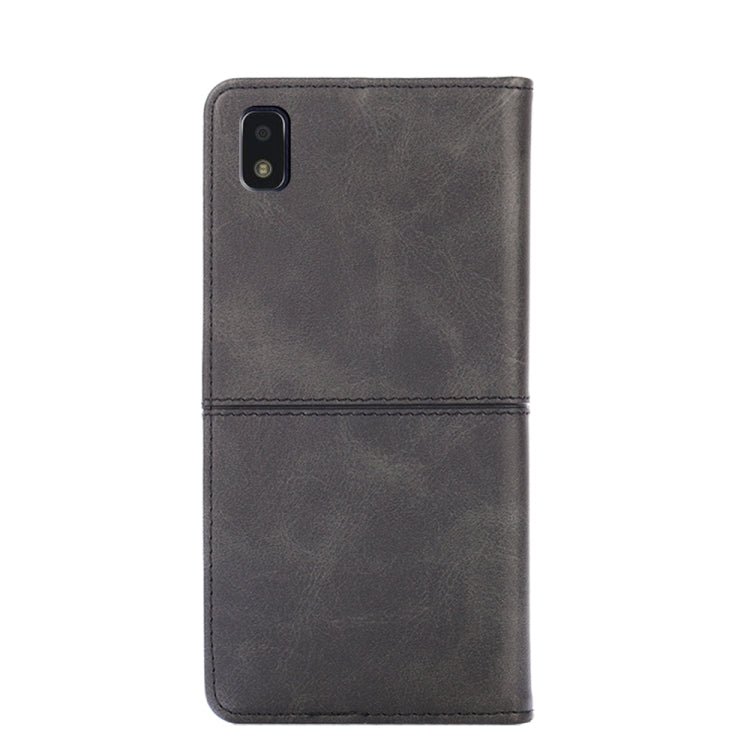 For ZTE Blade L210 Cow Texture Magnetic Horizontal Flip Leather Phone Case