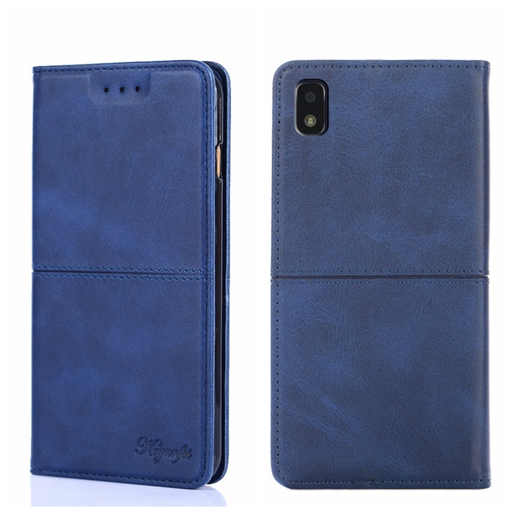 For ZTE Blade L210 Cow Texture Magnetic Horizontal Flip Leather Phone Case