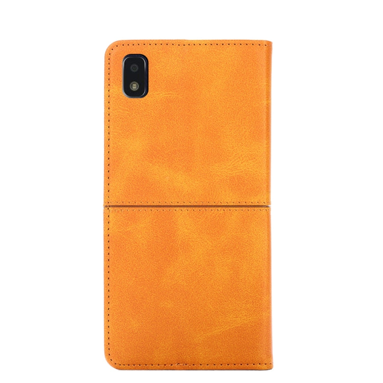 For ZTE Blade L210 Cow Texture Magnetic Horizontal Flip Leather Phone Case