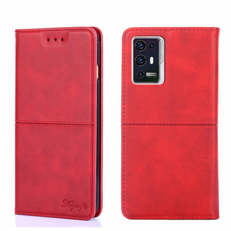 For ZTE Axon 30 Pro Cow Texture Magnetic Horizontal Flip Leather Phone Case