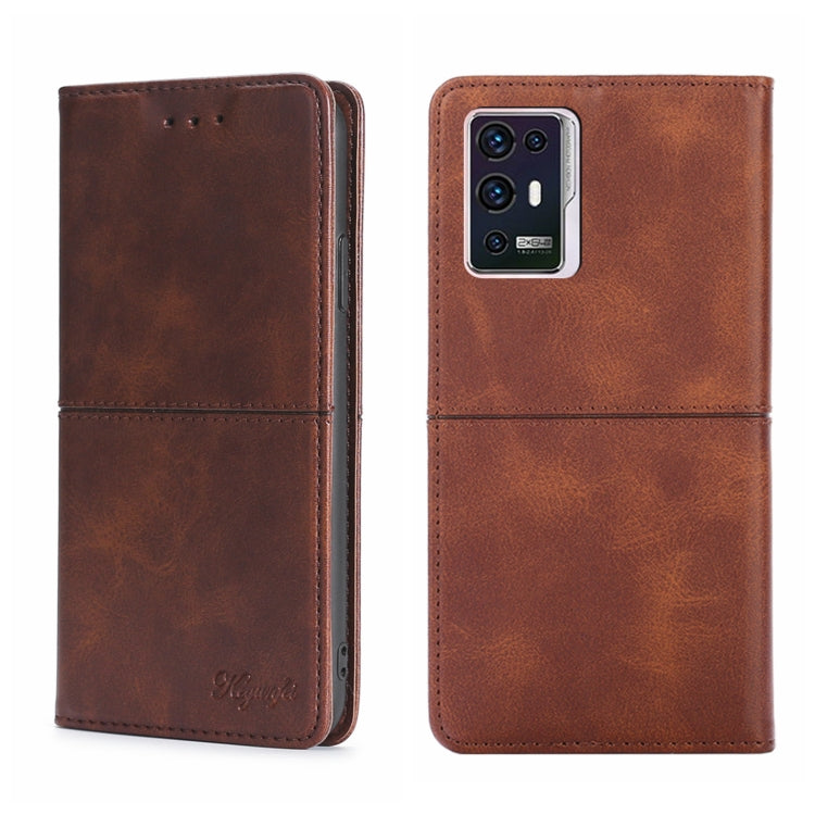 For ZTE Axon 30 Pro Cow Texture Magnetic Horizontal Flip Leather Phone Case