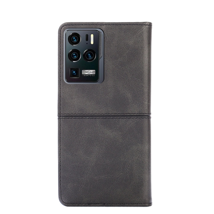 For ZTE Axon 30 Ultra Cow Texture Magnetic Horizontal Flip Leather Phone Case