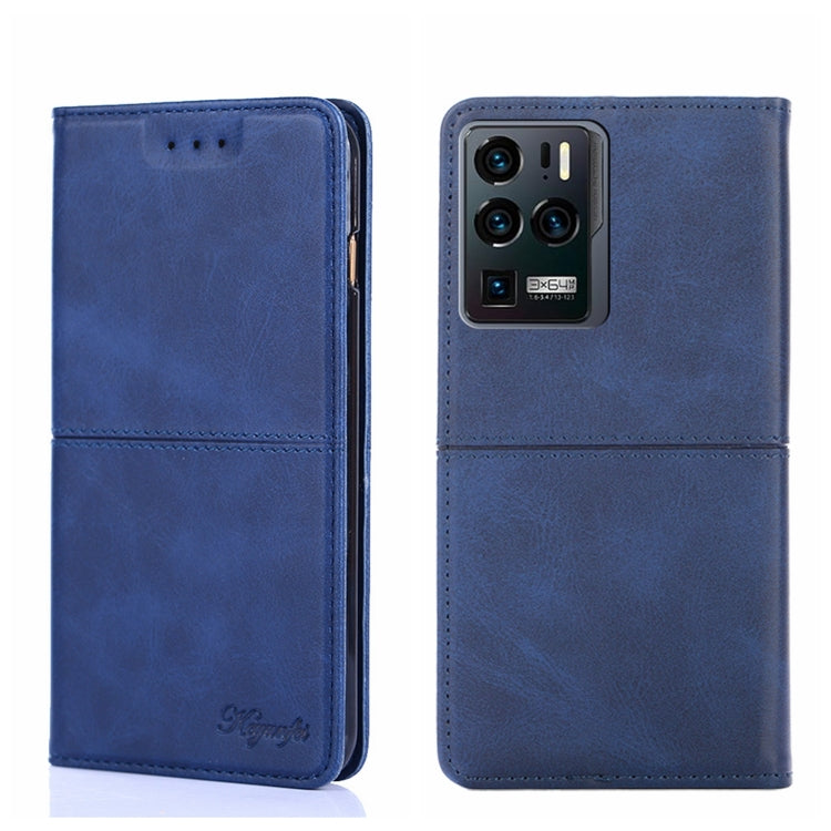 For ZTE Axon 30 Ultra Cow Texture Magnetic Horizontal Flip Leather Phone Case