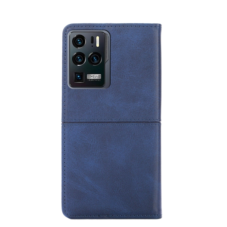 For ZTE Axon 30 Ultra Cow Texture Magnetic Horizontal Flip Leather Phone Case
