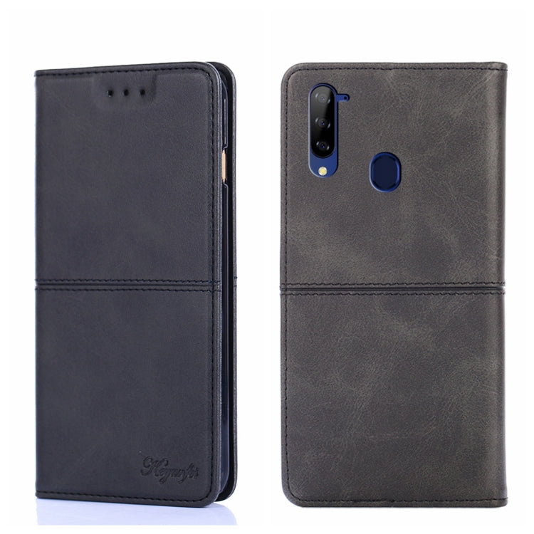 For ZTE Libero 5G Cow Texture Magnetic Horizontal Flip Leather Phone Case