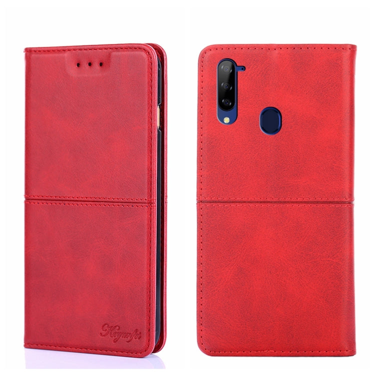 For ZTE Libero 5G Cow Texture Magnetic Horizontal Flip Leather Phone Case