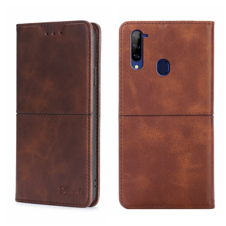 For ZTE Libero 5G Cow Texture Magnetic Horizontal Flip Leather Phone Case