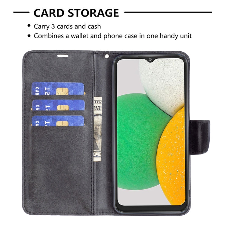 For Samsung Galaxy A03 Core Retro Lambskin Texture Leather Phone Case