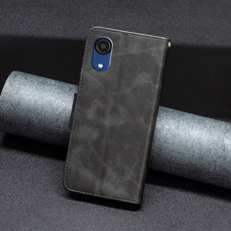 For Samsung Galaxy A03 Core Retro Lambskin Texture Leather Phone Case